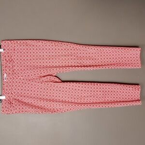 Old Navy The Diva Pink/White Patterned Ankle Pants Size 12